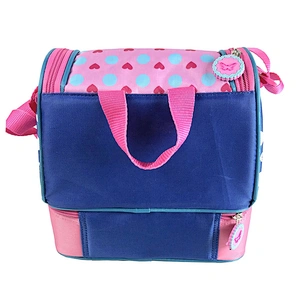 Best seller durable  high quality  kids backpack girl 2 pieces set lunch bag+school bags for teenager student
