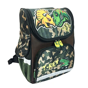2020 New Design 2 in one set Dinosaur Durable Boy girl School Bags Hard backpack for Kid Student