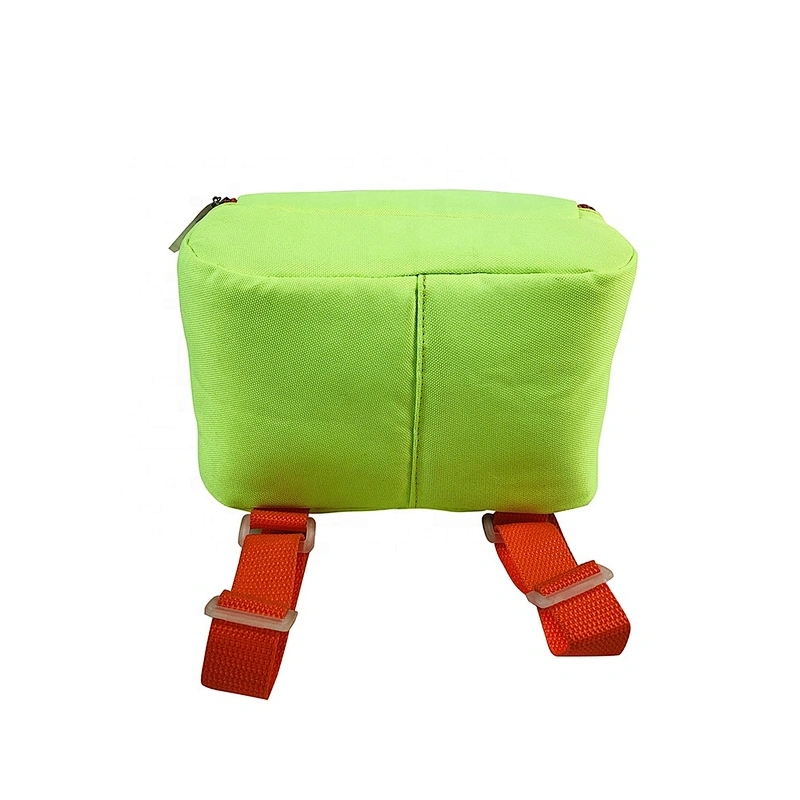 High quality insulated cooler box bags deliver lunch food delivery with custom logo thermal fluorescent green fabric for kids