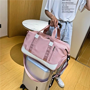 Traveling Gym Luggage Sporty Tourist Gear Yoga Fitness Gym Sport Bags Dry Wet Handbags Swimming Duffel Bag With Shoe Compartment