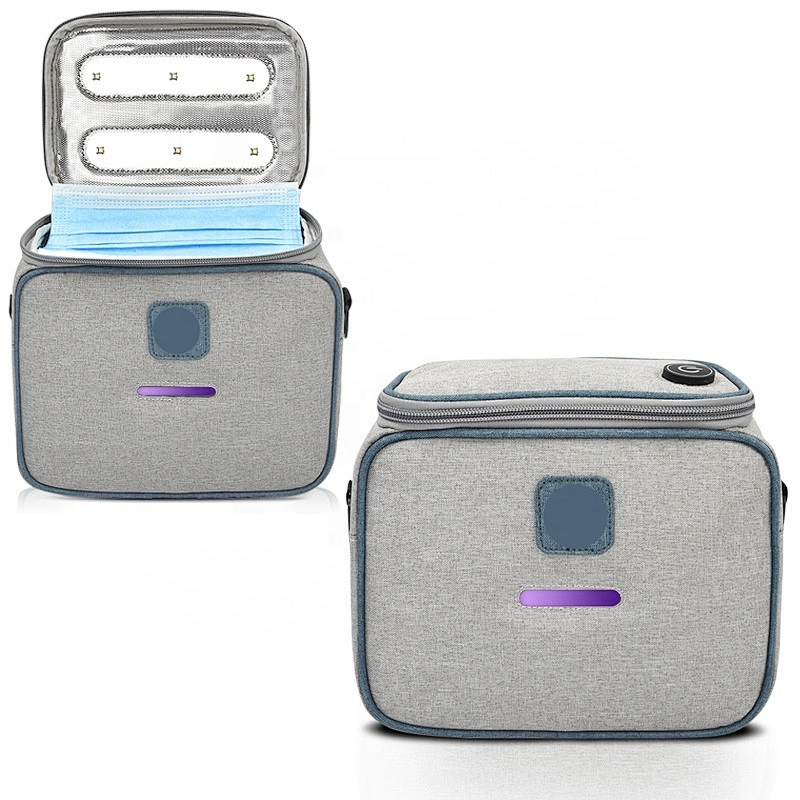Foldable LED ultraviolet sterilization bag mummy bag UVC baby bottle underwear antivirus storage bag