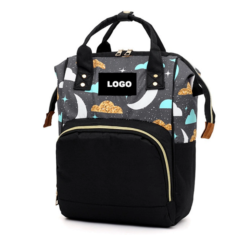 Multi-functional Outdoor Unisex Stylish lequeen  Diaper Bag set mummy Backpack mochila panalera Baby Changing Bags With Bottle W