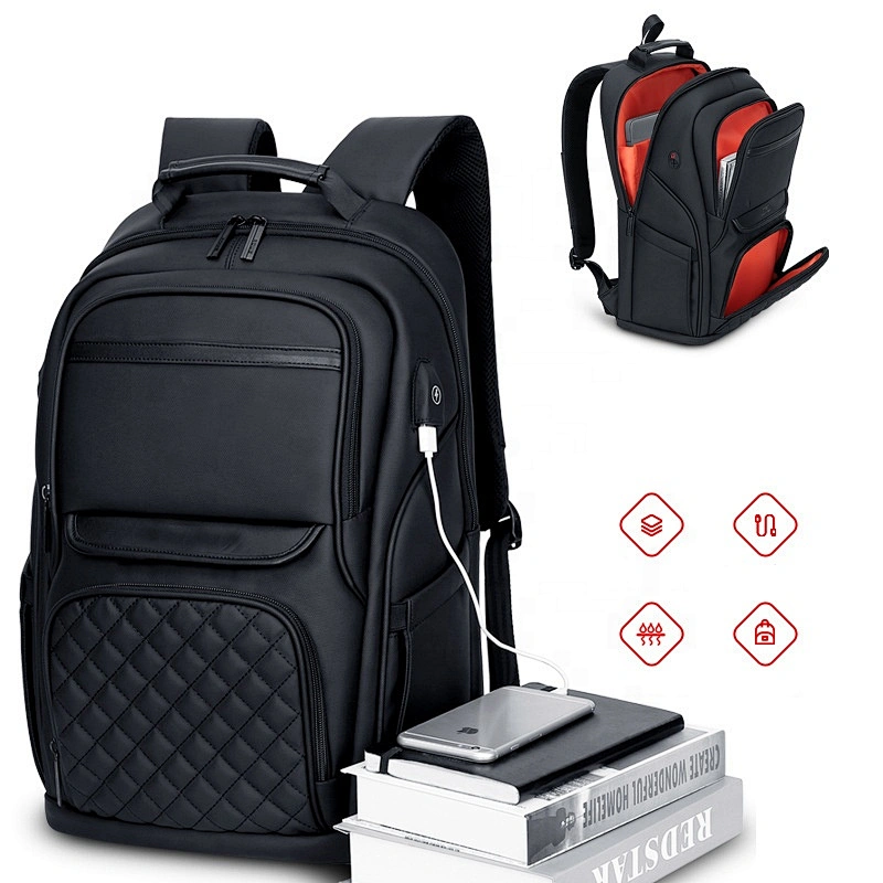 Business trip computer bag usb large capacity leisure travel backpack men's fashion youth laptop backpack