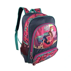 New design fancy backpack  girls cute children teenager girls 3 in 1 set backpack bag school bags backpack for kids