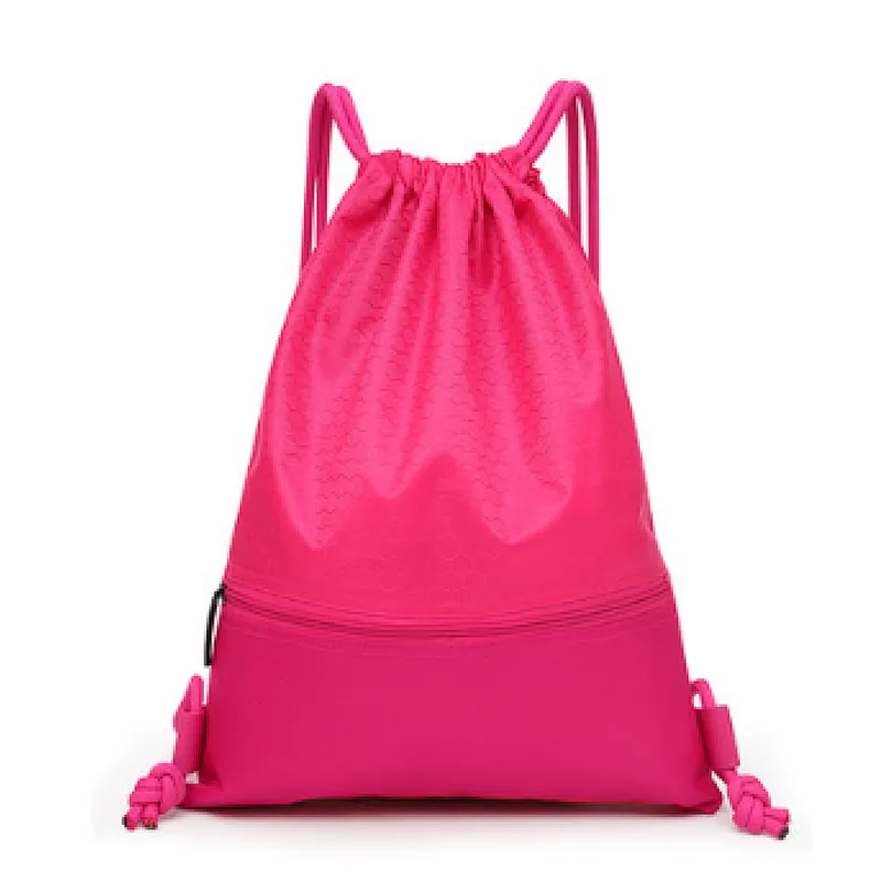 2020 new design polyester fabric bag  drawstring makeup bag custom logo shoes bag travel dust bags for shoes