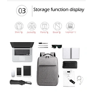 Small MOQ Water-Resistant Travel Leather PU Backpack for Men Business Laptop Backpack Computer Bagpack