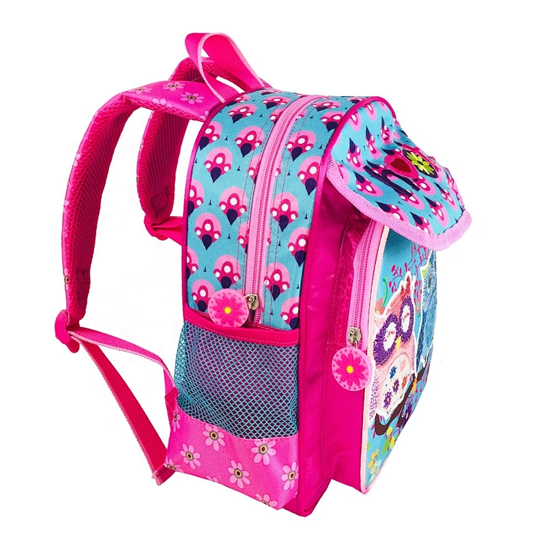 New primary Custom Wholesale school backpacks Girls kids school bags children with sequin embroidery