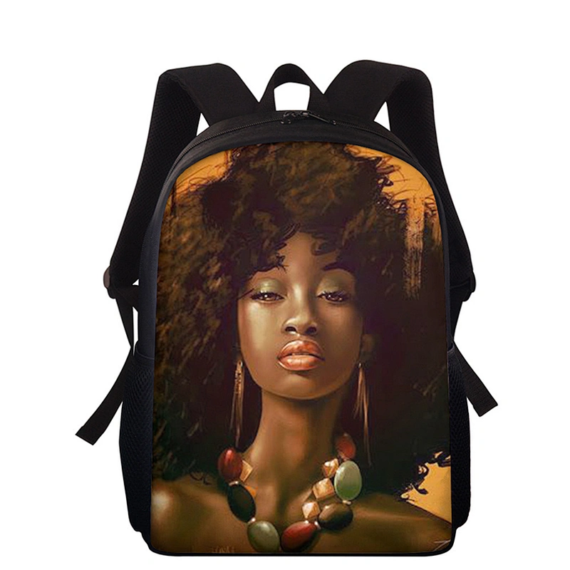 customize  new style African girls create backpacks for children