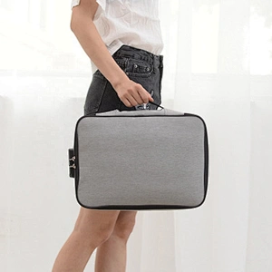Large Capacity Waterproof Multi-function Double Layer Travel Visa Document Storage Box Certificate Bag Passport Holder
