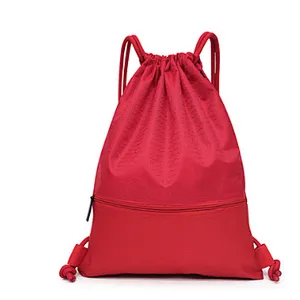 2020 new design polyester fabric bag  drawstring makeup bag shoes bag travel dust bags for shoes