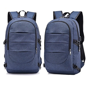 2020 New Arrival OEM Custom Slim Waterproof Men Women Travel School Business Laptop Anti-theft Backpack With USB Charging Port