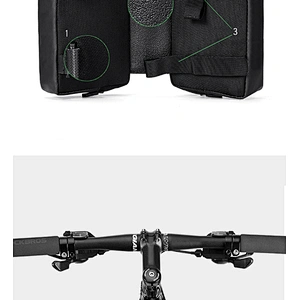 Factory direct sale waterproof bicycle saddle bag with reflective tape