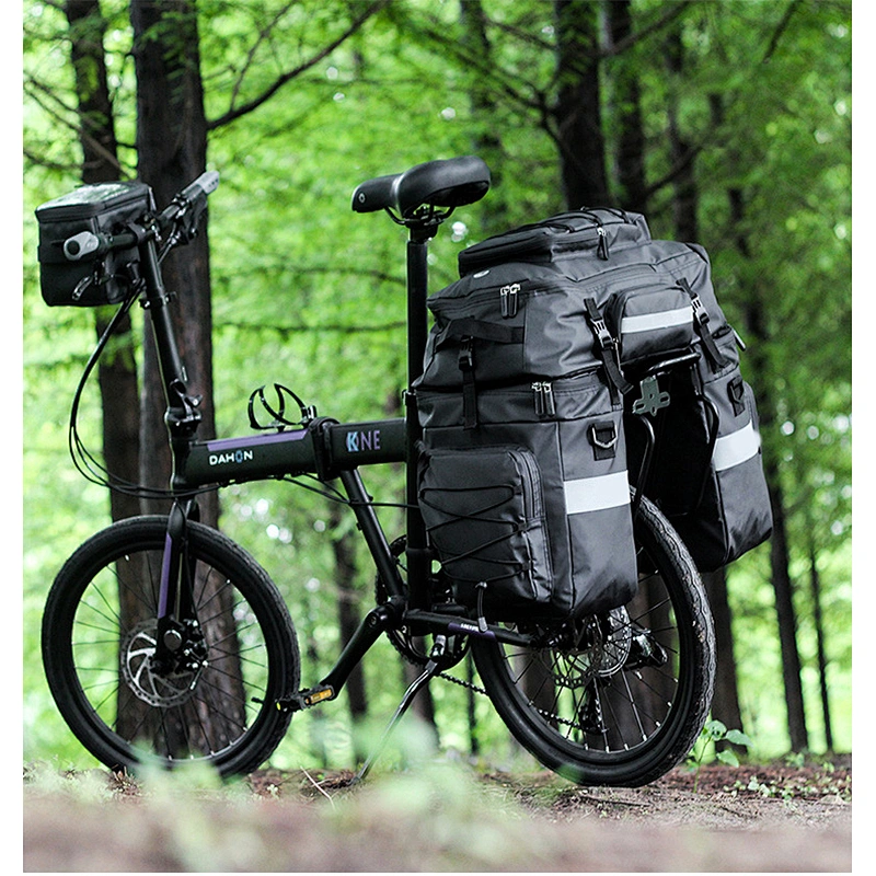 Dropshipping Outdoor Waterproof Bicycle Tail Bag Cycling Bike Back Seat Oxford Cloth Saddle Bag For BikeTail Backpack Black Hot