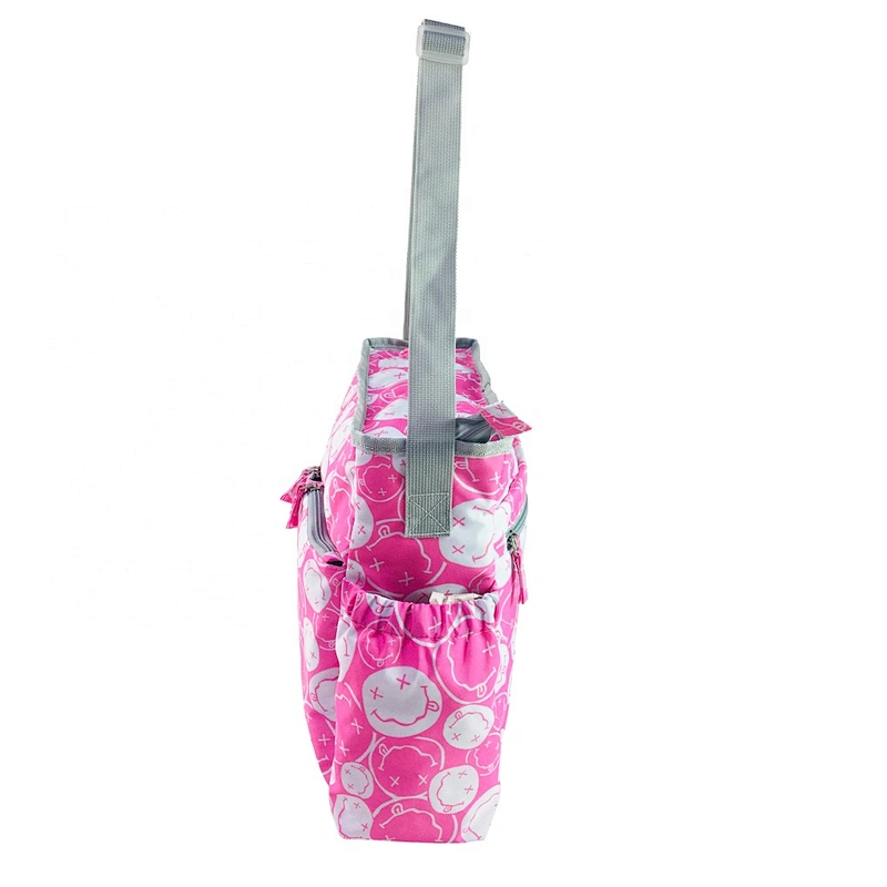 Factory OEM Waterproof Baby Tote Adult Baby Diaper Bag Nappy Diaper Bag Mama Bag  mochila panalera With Diaper Changing Mat