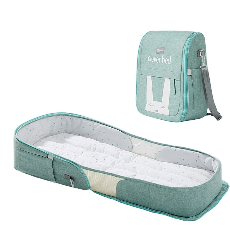 New Design Baby Portable Bed Bag Foldable Newborn Travel Crib Carry-on Nest Bed Diaper Bag changing Bed