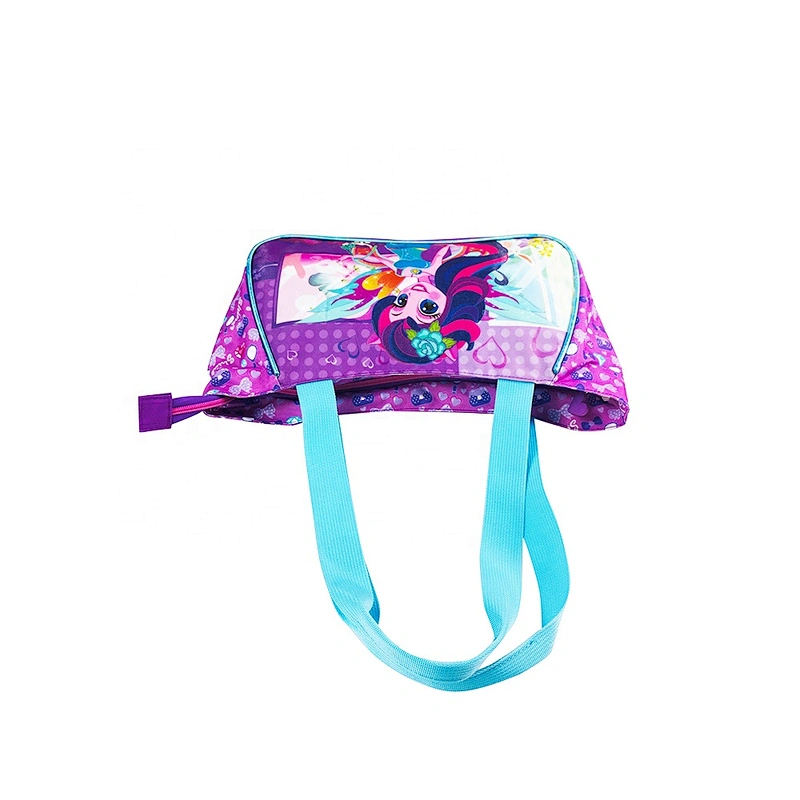 Lady Girls Fashion school Customized  Personalized Logo Style Time fashion handbag kids handbags Tote Bag for girl