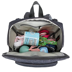 Fashion Mummy Maternity Bag Multi-function Diaper Bag Backpack Nappy Baby Bag with Stroller Straps for Baby Care