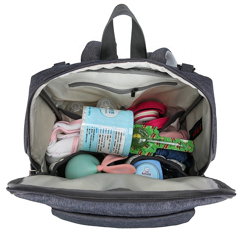 Fashion Mummy Maternity Bag Multi-function Diaper Bag Backpack Nappy Baby Bag with Stroller Straps for Baby Care