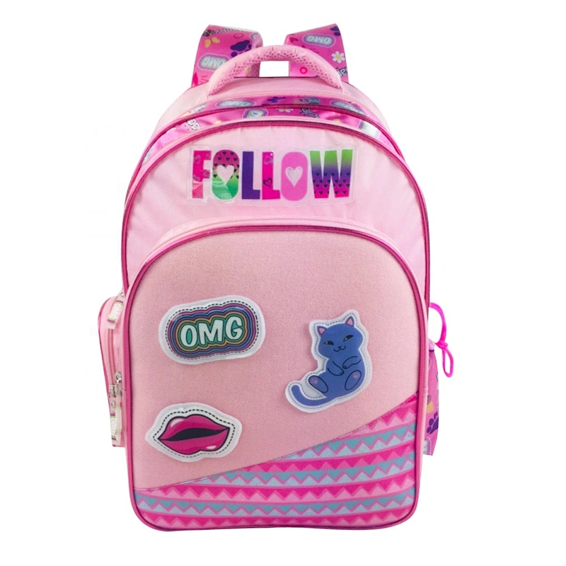 Manufacturers Fabric Women Girl School Bags Backpack Teenager School Backpacks