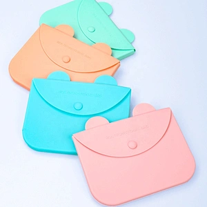 Colorful Mouth Face Masking Silicone Packaging Container Storage Keeper Case Bag Dustproof Holder Organizer Storage Bags