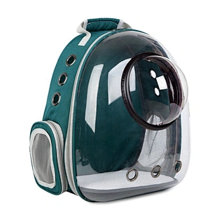 Fashion Breathable  Transparent Durable Airline Pet Carrier Cat Carrier Backpack Two Side Ventilation Holes Bag Pet Carrier