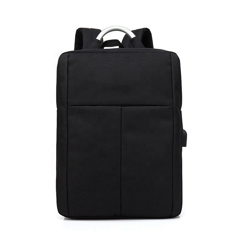 Custom Cheap Black Gray Gift Business Backpack Multi-pocket Men Laptop Backpack With Logo