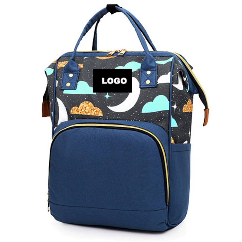 New Updated Lequeen diaper bag backpack with stroller strap and USB interface Maternity nappy changing bag for travel baby care