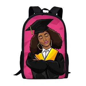 customize African Girl school Backpack African Girl school Backpack
