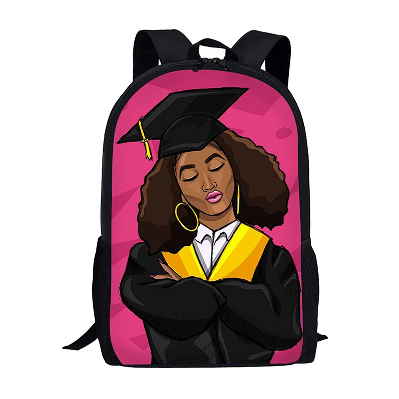 customize African Girl school Backpack African Girl school Backpack