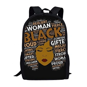 New Africa girl Print Mini Backpack Children School Bag for Black Boys 12 Inch Satchel Kindergarten school bags