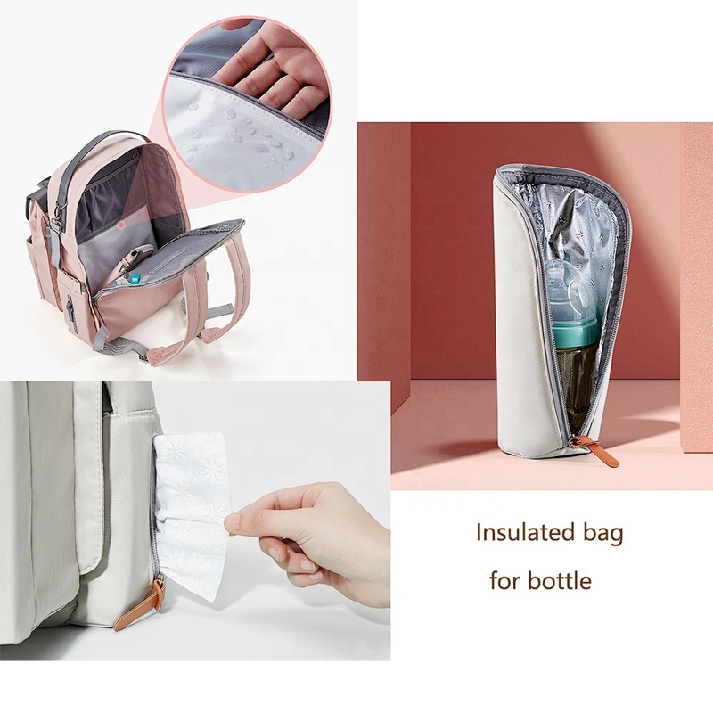New Updated Lequeen diaper bag backpack with stroller strap and  Maternity nappy changing bag for travel baby care