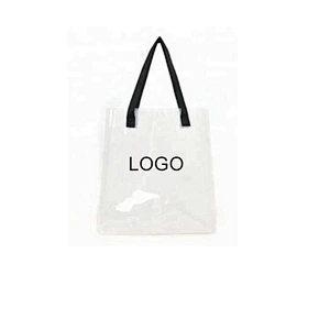 2020 Summer New holographic PVC transparent women's bag shopping handbag beach tote bag custom beach bags personalized