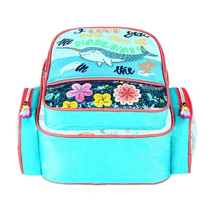 OEM Custom Logo Kindergarten school Backpack Polyester Cheap Promotion Boy Girl Child Kids school bags