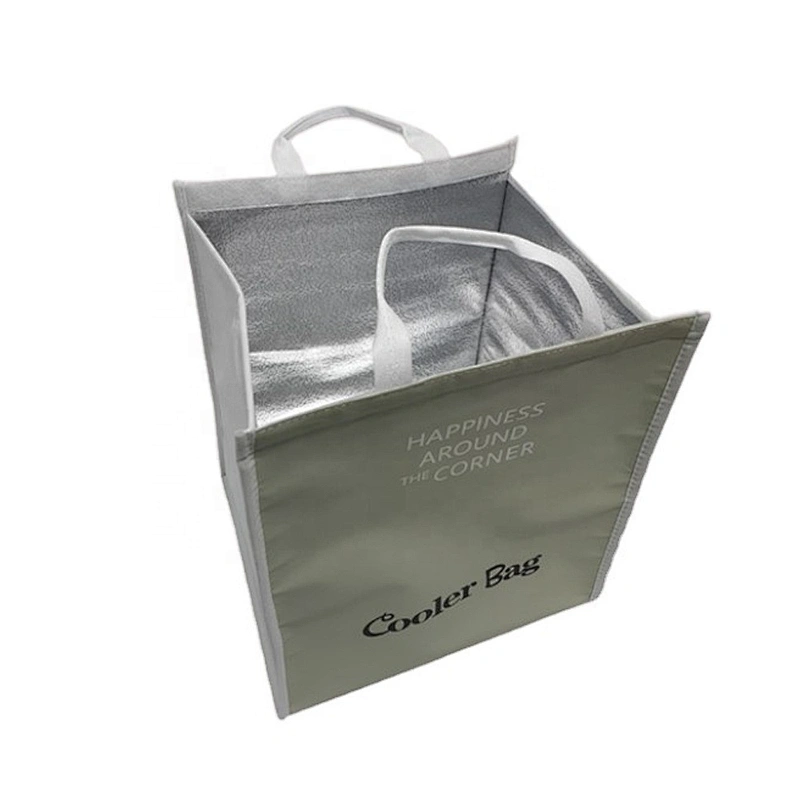 Cheap Cooler Bag for cake delivery Logo Size Custom 6/8/10/12 Inch food delivery Insulation Bag Aluminum Foil Seafood Takeaway