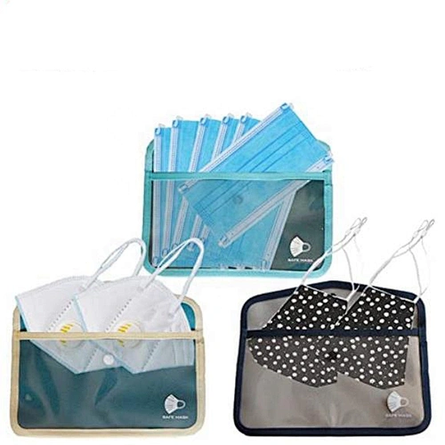 4Pieces Reusable Cloth FaceMask Storage Bag 9.1