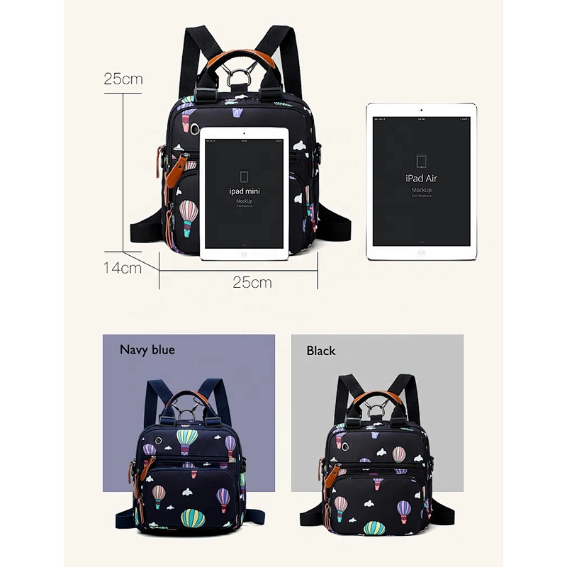 Fashion Multifunctional Large Capacity Backpack Trendy Baby Bag Leisure Travel Diaper Bag With Bassinet Mommy Baby Diapers Bag