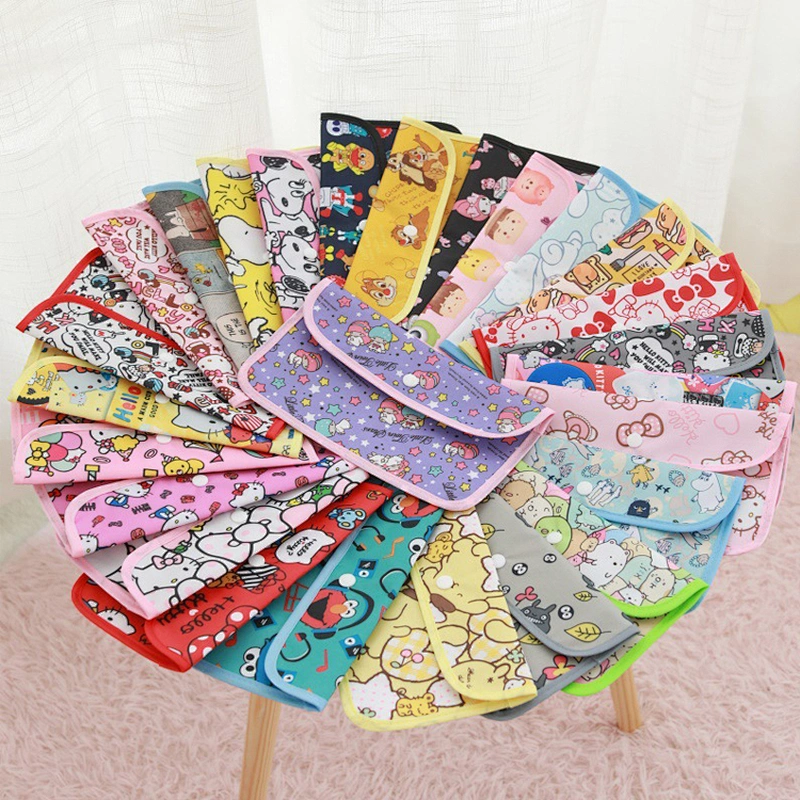 Portable plastic face Masking storage Bag cartoon temporary storage bag Interfere with dustproof storage