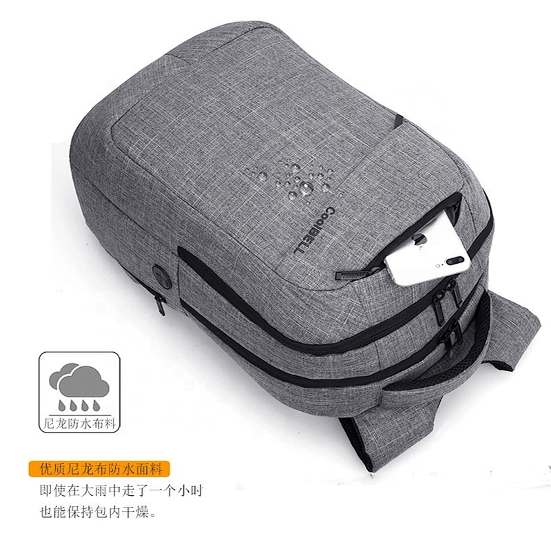 New design special shoulder computer bag USB men's backpack leisure wearable business computer bag travel backpack