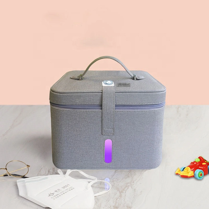 New arrival LED UV sterilizing baby diaper bag disinfection mummy bag nursing bottle sterilizing diaper bag for mom