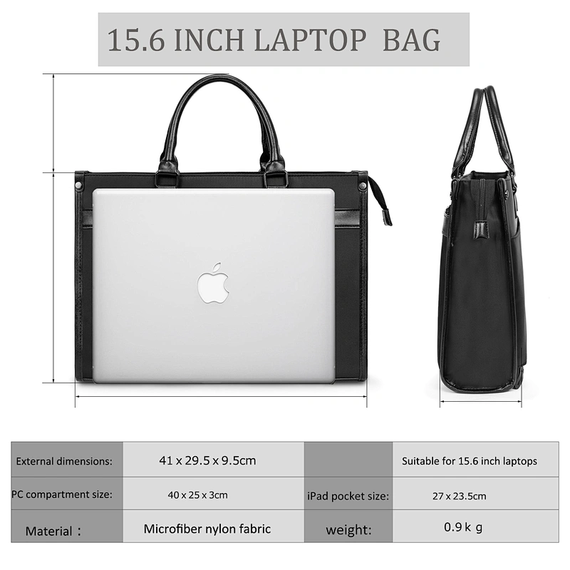 new design custom logo laptop briefcase bag fashionable cross body nylon laptops bag 15.6 inch waterproof for men