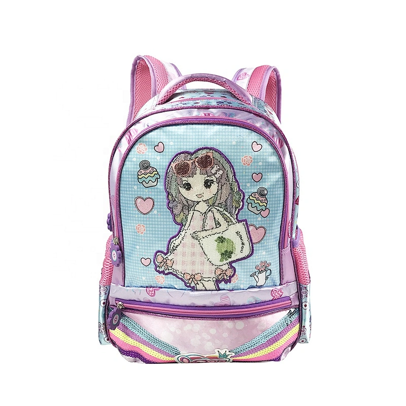 Manufacturer High quality waterproof wholesale cartoon mochilas children kid backpack school bags girl kids student bookbags