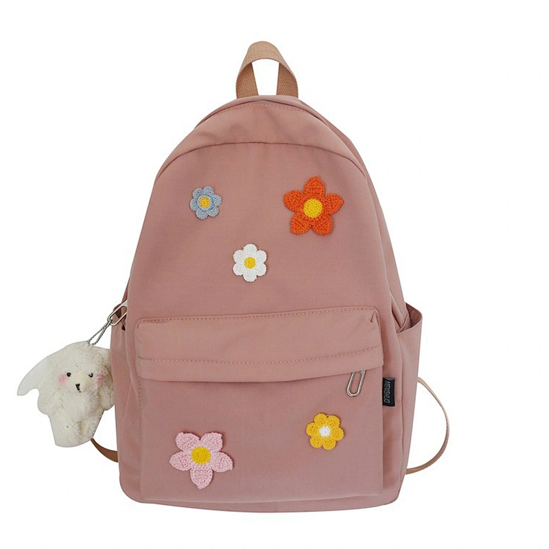 Woman Design Red Large College Stylish Simple Collage Backpack Fashion trend new custom wholesale 2020
