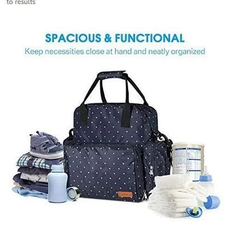 Large Diaper Bag Baby Nappy Tote Bag Maternity Diaper Shoulder Bag Organizer Multi-Function Travel Backpack