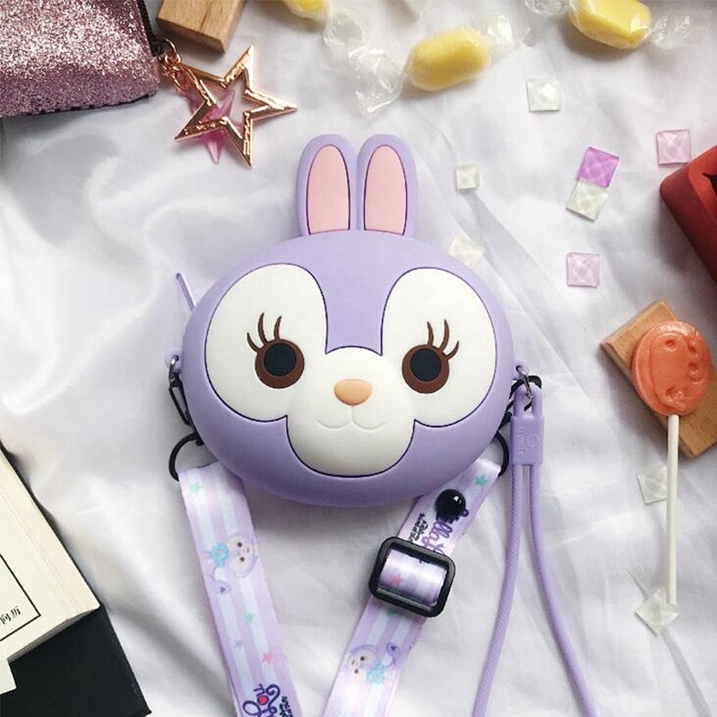 Fashion Trendy kids crossbody bag small cute Silicone crossbody nice shoulder waist bags girls