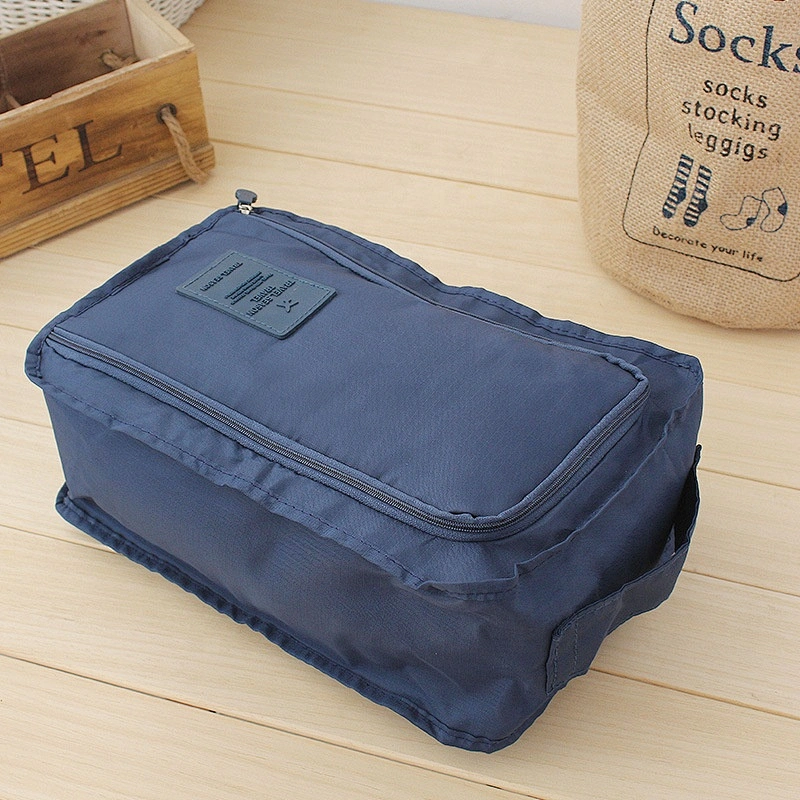 New design travel portable handle waterproof storage shoe bag tote pouch organizer shoes bag Sports Travel shoe tote Bag