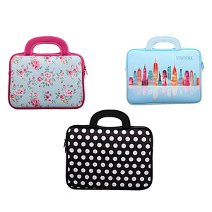 Printed Neoprene Computer Bag 15 Inch Notebook Bag Laptop Portable Inner Bag Cartoon Customization