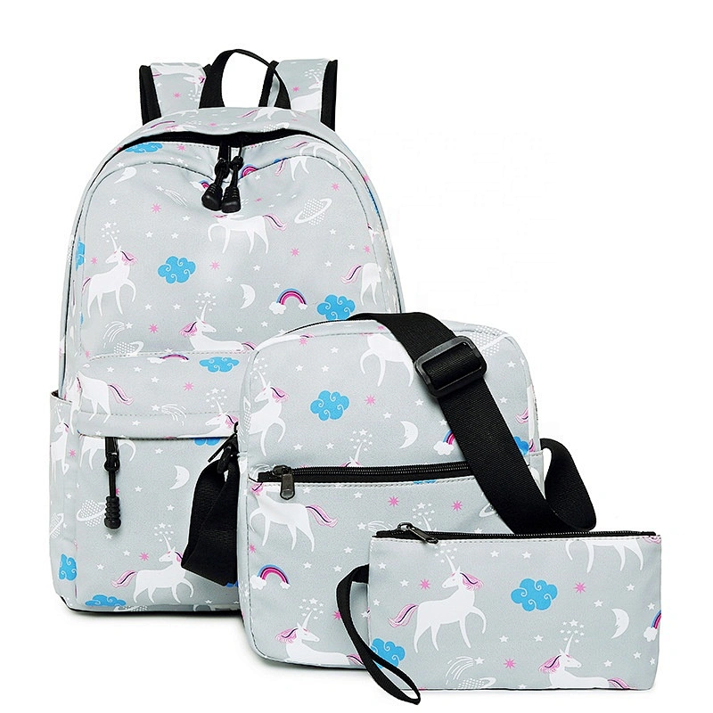 China manufacturer wholesale fashion hot selling unicorn kids backpack bag for girls sublimation school bags