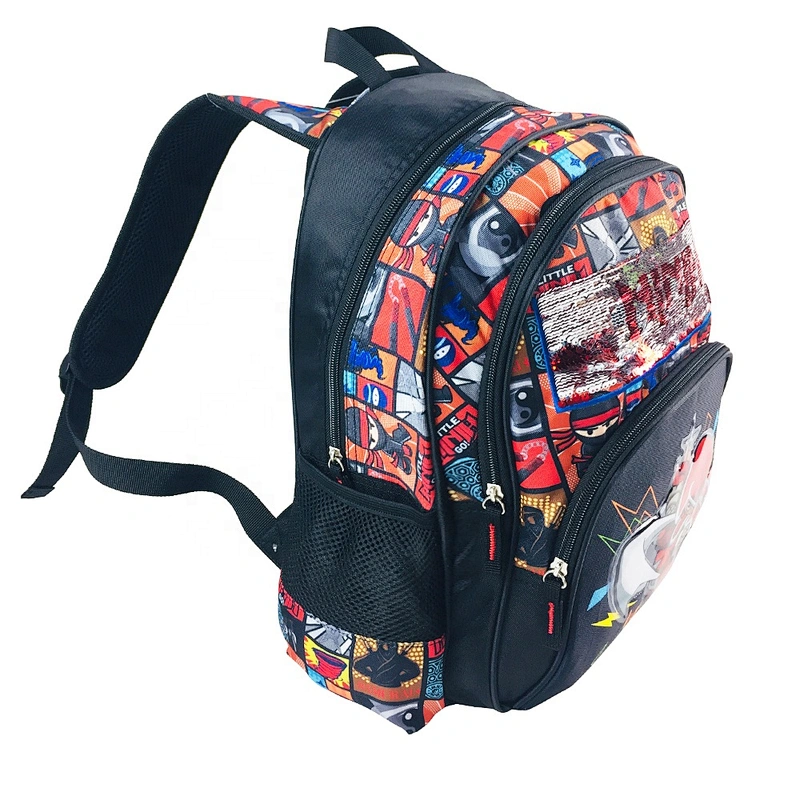 Fashion Flashing lights Kids school bags child backpack from China manufacturer