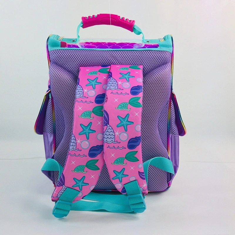 2020 New design  Holographic shinny fashion satchel bag school backpack bag for girl