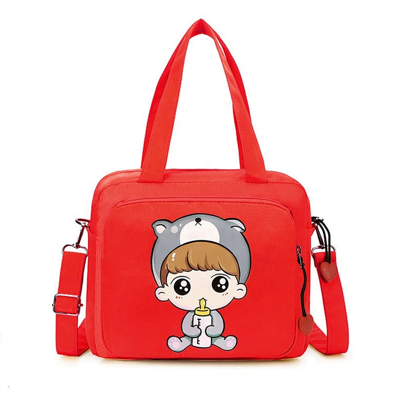 2020 Blue Custom Large Capacity Diaper Bags Portable Shoulder Multi-Functional Casual Mother Bag